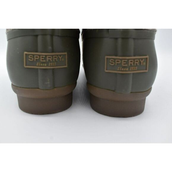 Sperry Mens Size 11.5 Saltwater Camo Water Resistant Lace Up Duck Boots Shoes - Picture 7 of 9